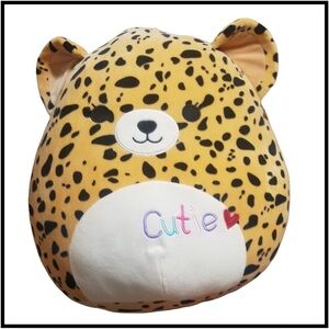 LARGE 16” Cheetah Squishmallow Special Valentine Edition Lexie